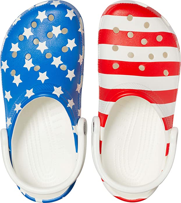 American flag Crocs
